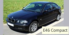 BMW 3 Series E46 Compact Roof Racks, vehicle image